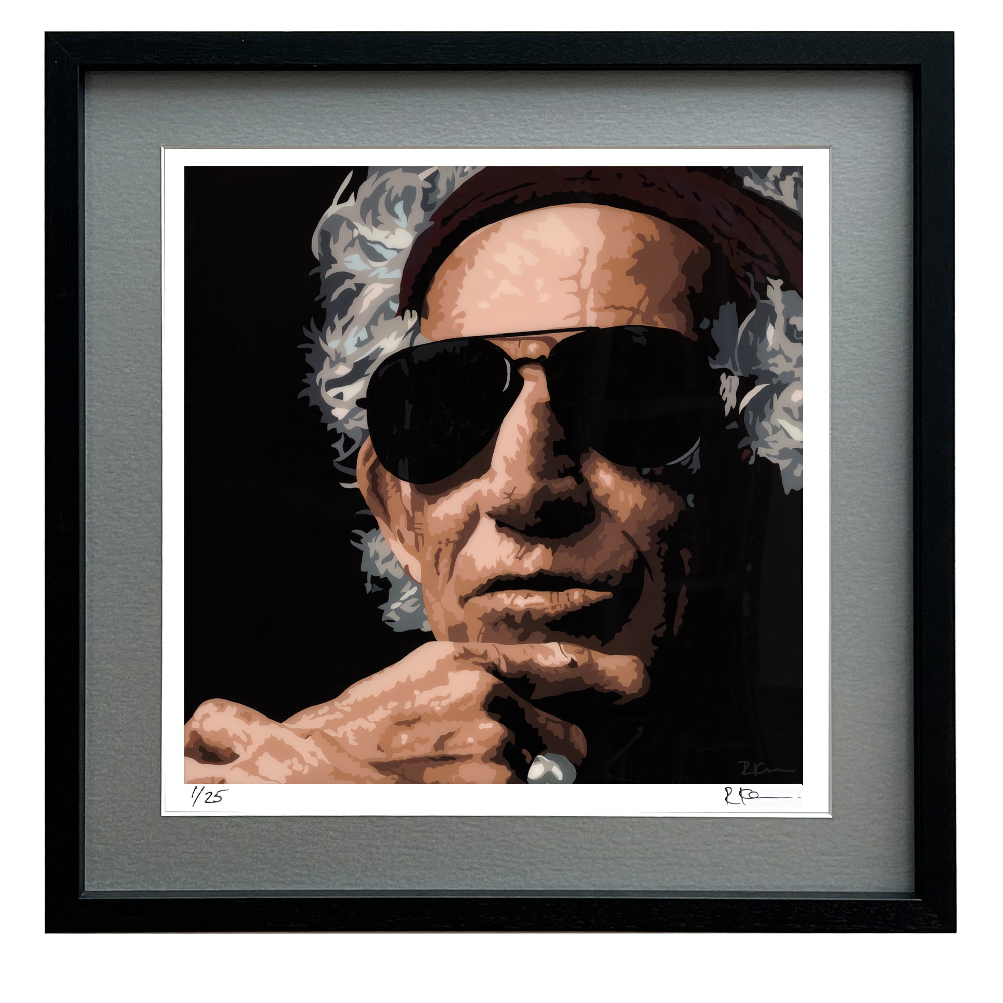 Keith Richards Limited Edition Framed Print