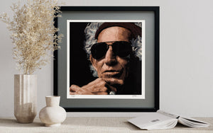 Keith Richards Limited Edition Framed Print