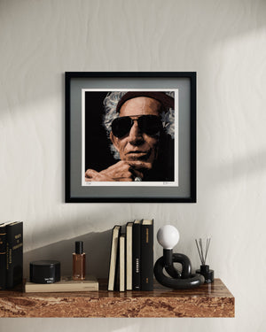 Keith Richards Limited Edition Framed Print