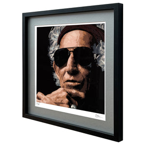 Keith Richards Limited Edition Framed Print