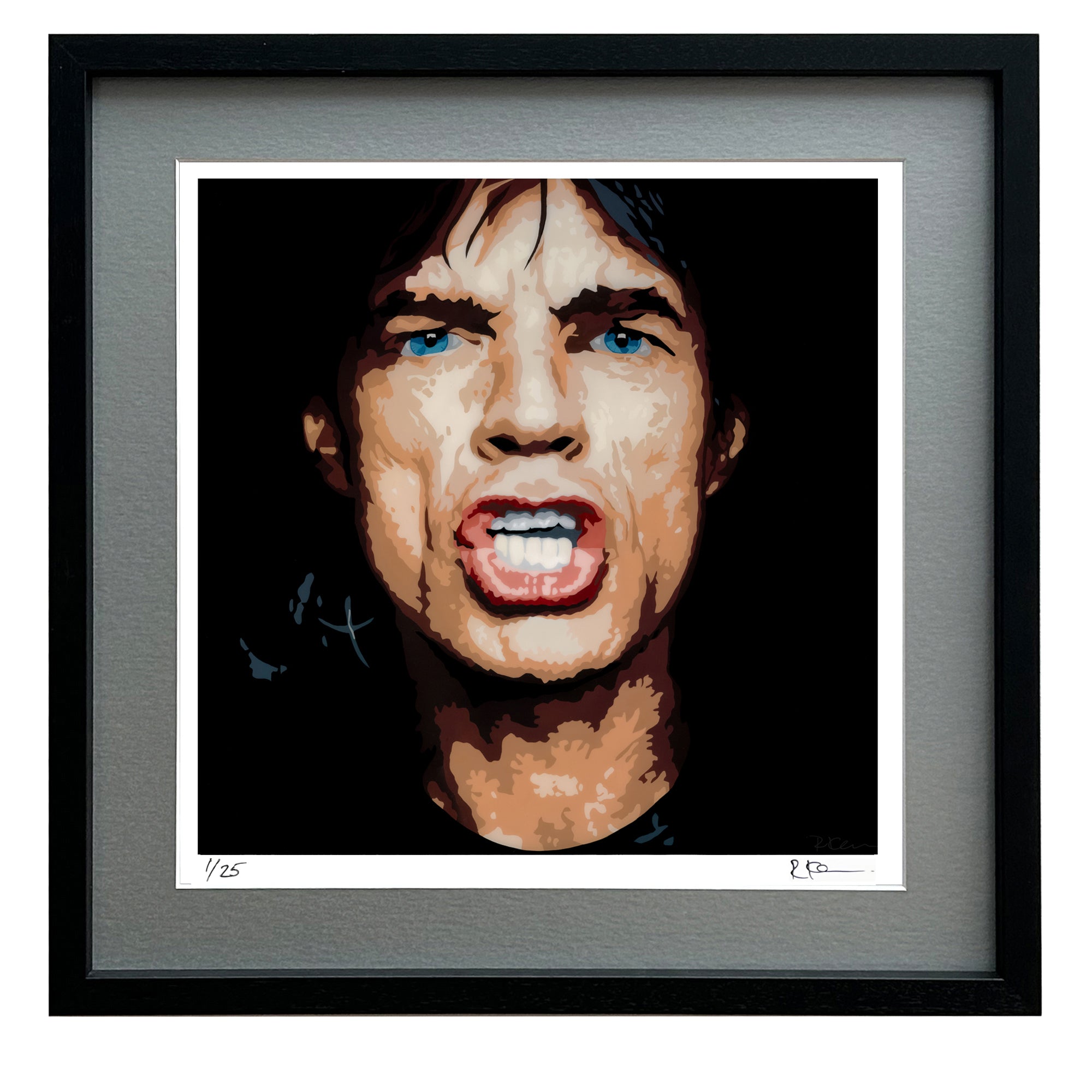 Mick Jagger Limited Edition Framed Print