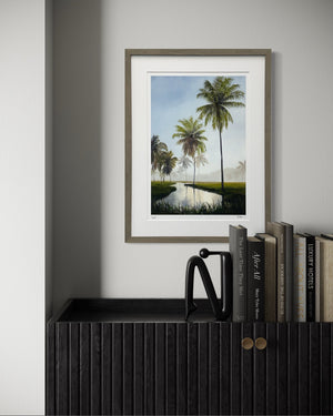 Palm Serenity Limited Edition Framed Print