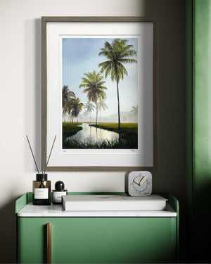 Palm Serenity Limited Edition Framed Print