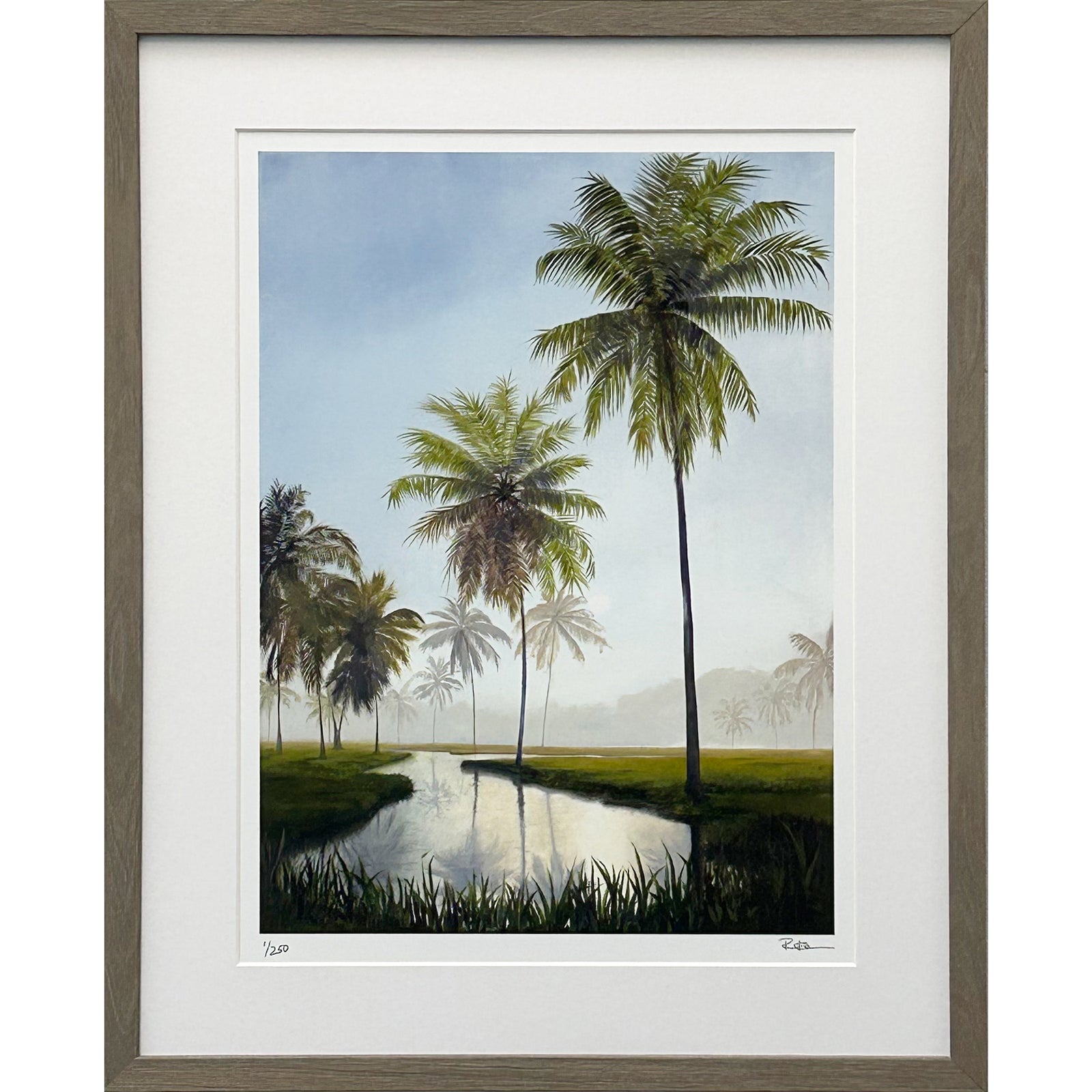Palm Serenity Limited Edition Framed Print