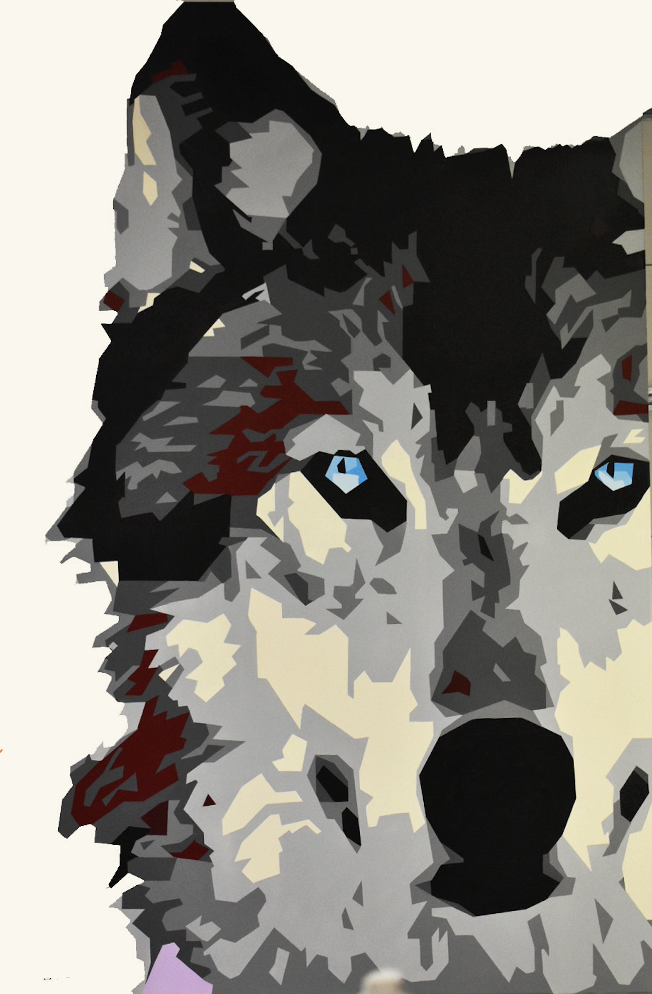 Wolf 150x100cm