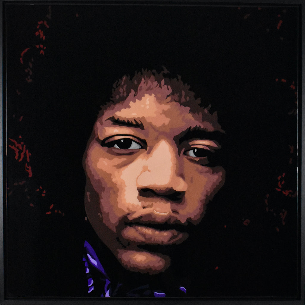 Jimi Hendrix (Framed)